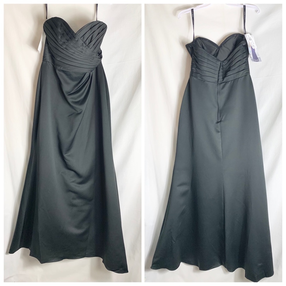 Alfred Angelo Black Bridesmaids Dress Sz 10